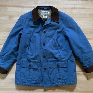 L. L. bean chore barn jacket blue